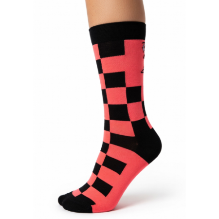 Pink Checkered Sock Product Main